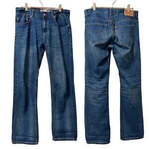 Levis 505 Boys Straight Leg Cotton Jeans 18 Regular 29x29‎ Medium Wash Classic